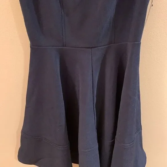 NWT Lulu’s Royal Blue Fit & Flare Dress - Picture 5 of 7